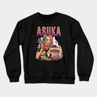 asuka wwe vintage women wrestling Crewneck Sweatshirt